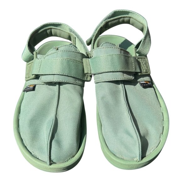 Reebok Beatnik Ashen Green Cordura Canvas Sandals Mens Size 7 Urban Outfitters - Picture 1 of 8